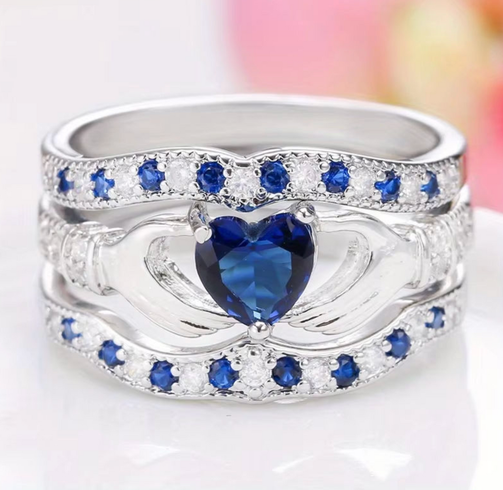 Zircon Stackable Ring Set for Women