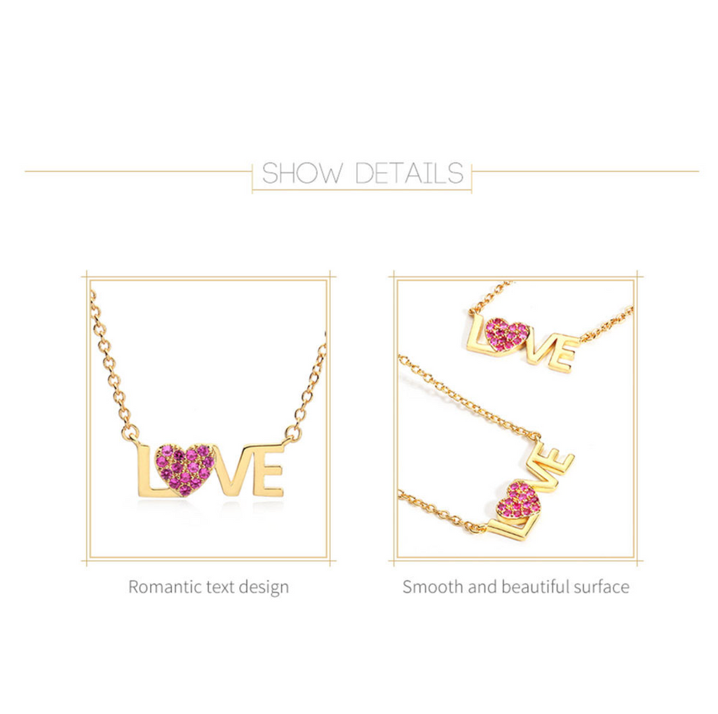 Boho Pink Crystal Statement Necklace