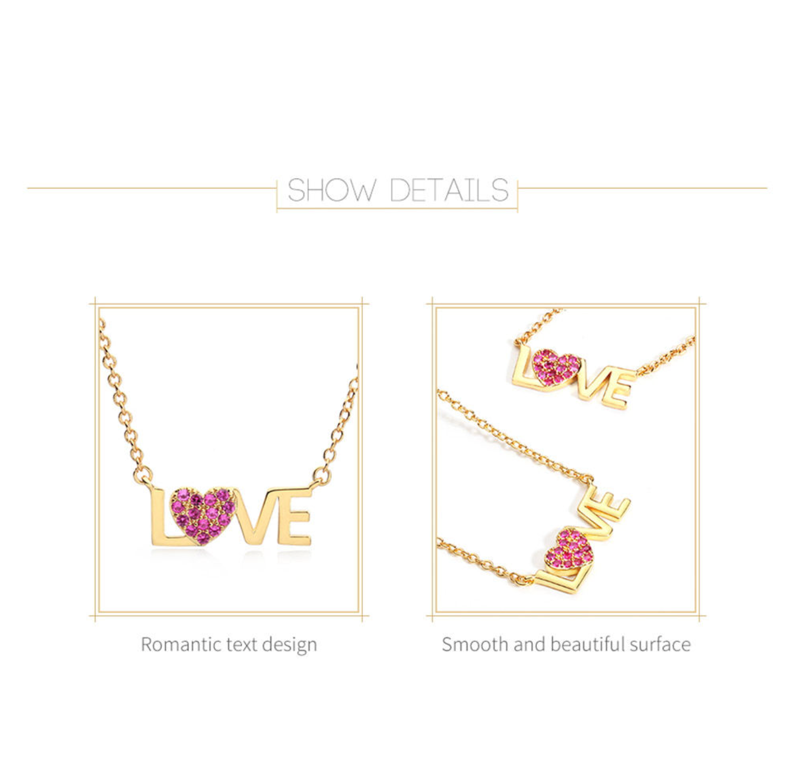 Boho Pink Crystal Statement Necklace