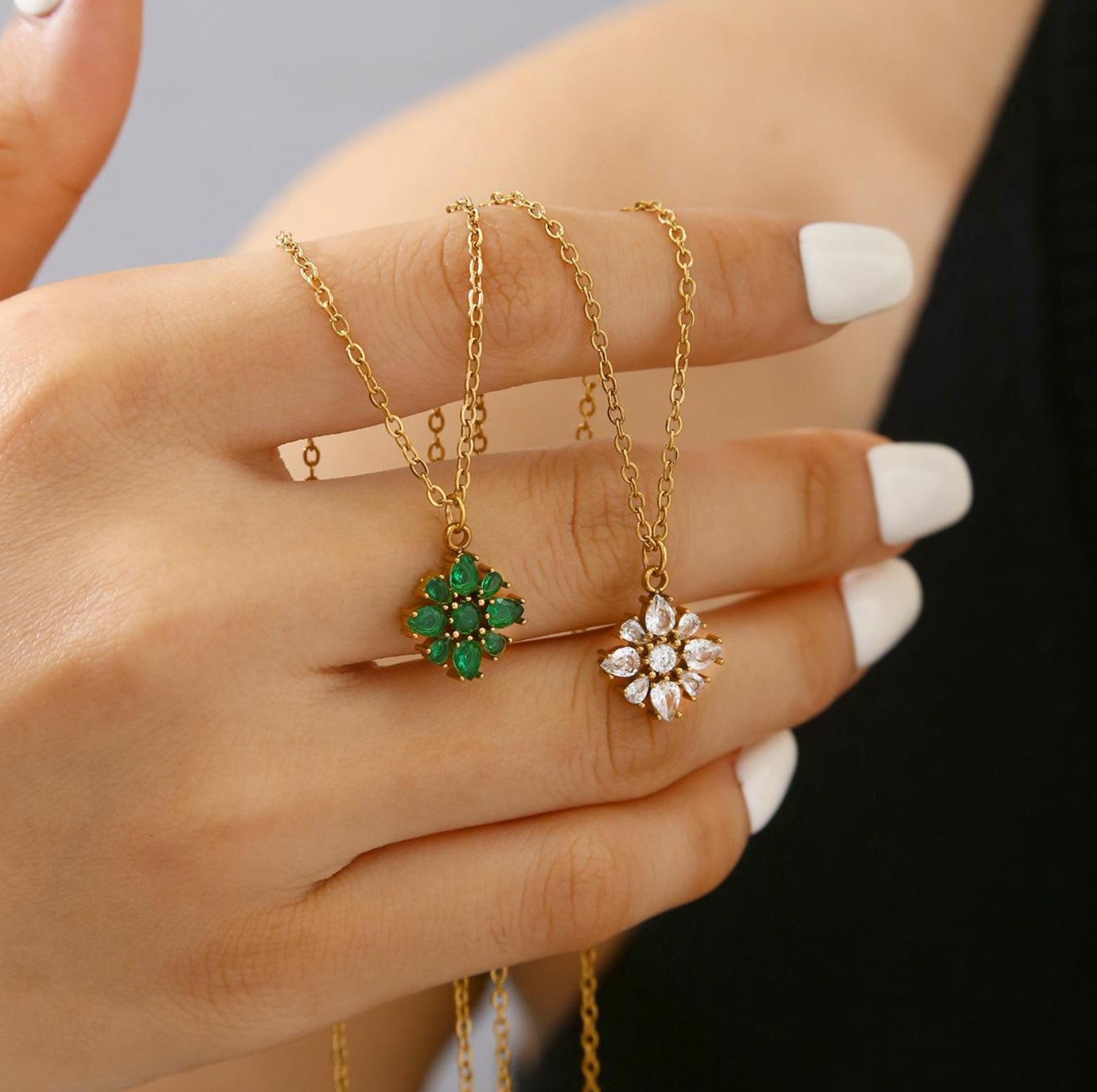 Elegant Stainless Steel Fashion Necklace