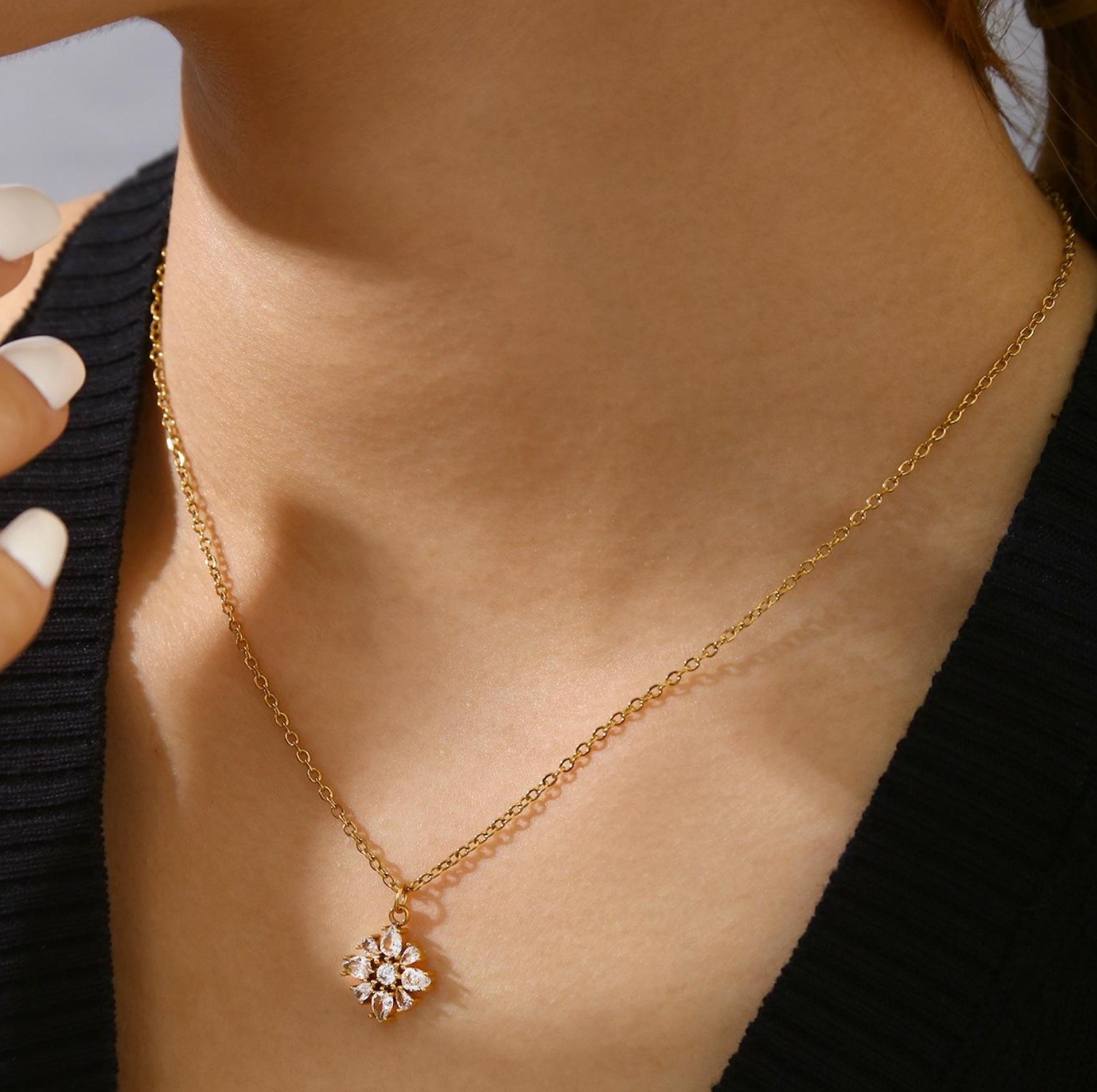 Elegant Stainless Steel Fashion Necklace