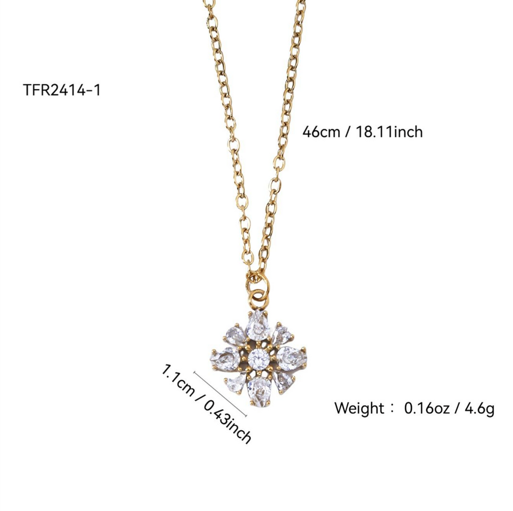 Elegant Stainless Steel Fashion Necklace